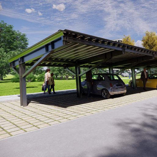 Solar carport