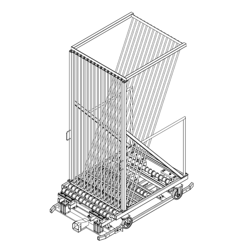 Glass trolley